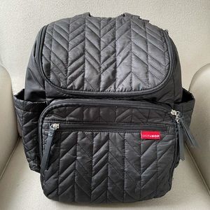 Skiphop Black Diaper Back Pack